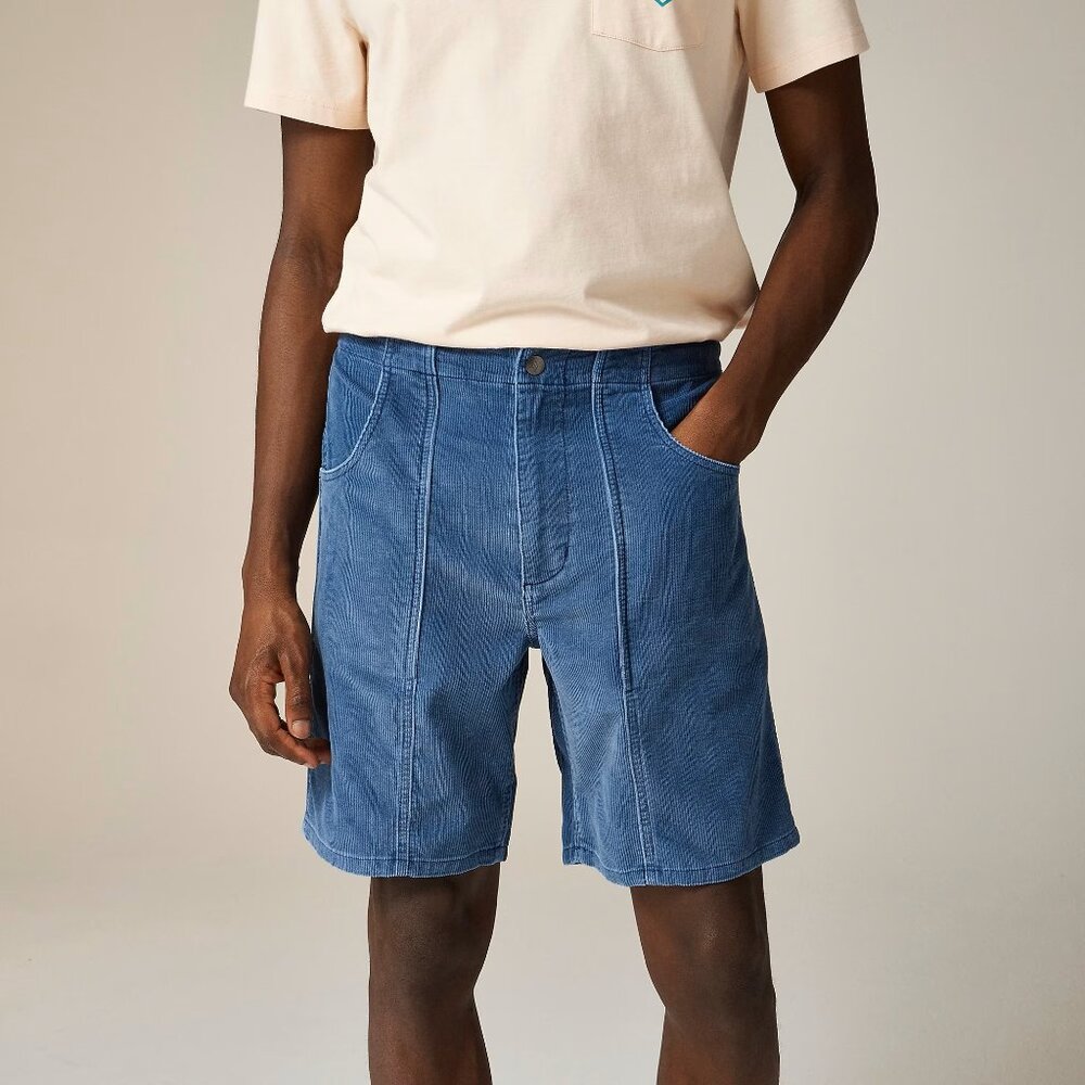 NWT! BEAMS PLUS X J.Crew 8'' 12-wale Corduroy Shorts - Large (35-37")